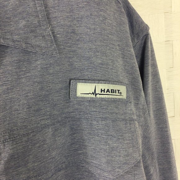 Habit River Fishing Lightweight Shirt UPF 40, 3XL - Picture 10 of 10